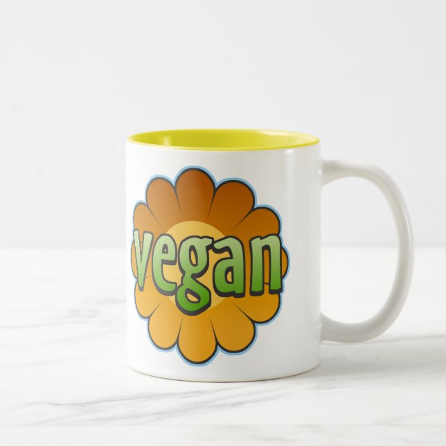 Vegan Flower Mug (Right)
