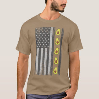 vegan food and avocado lover or guacamole or Avoca T-Shirt