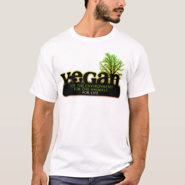 Vegan For Life T-Shirt (Front)