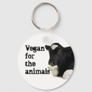 Vegan for the animals - Calf Key Ring