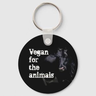 Vegan for the animals - Cow Key Ring