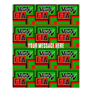 Vegan For The Animals (FTA)      Photo Print