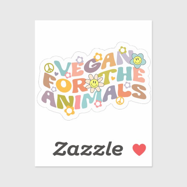 Vegan for the Animals, Retro Vegan  (Sheet)