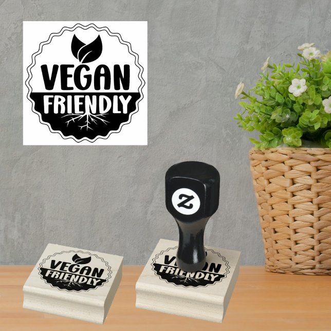 Vegan Friendly,  Rubber Stamp (Creator Uploaded)