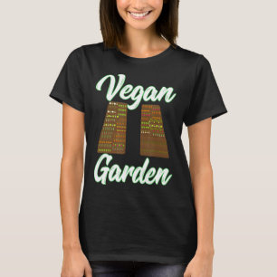 Vegan Garden Illustration Gardening Veggies T-Shirt