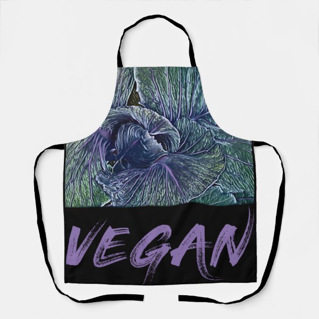Vegan gift Two-Tone coffee mug Apron (Front)