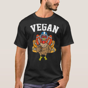 Vegan Gobble Wobble and Football T-Shirt
