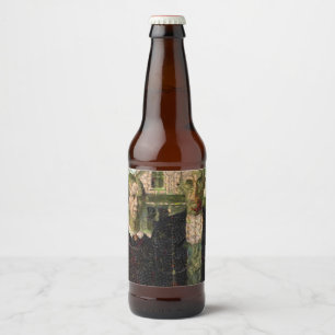 Vegan Gothic Fine Art Spoof Beer Bottle Label