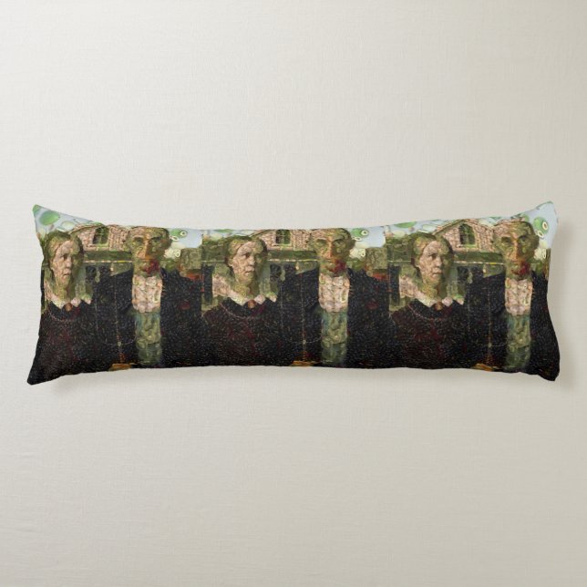Vegan Gothic Fine Art Spoof Body Cushion (Front)