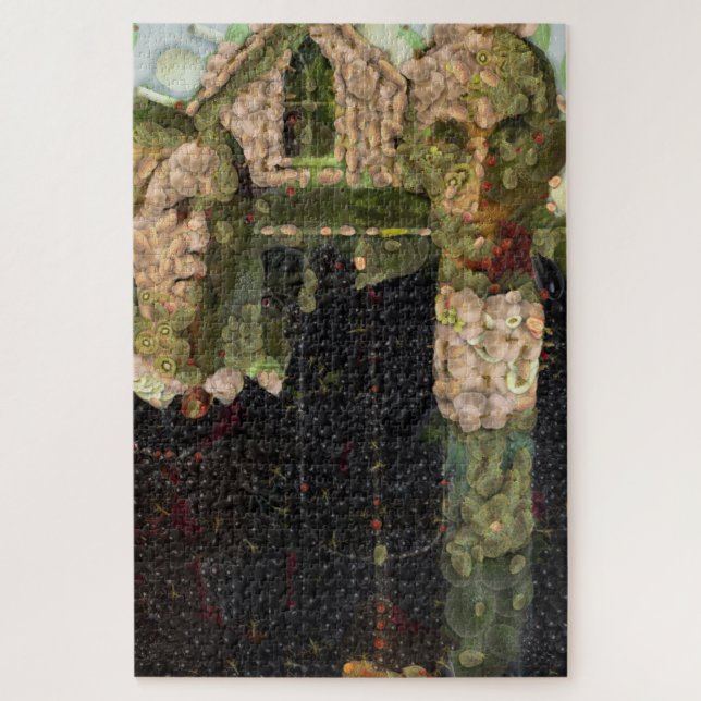 Vegan Gothic Fine Art Spoof Jigsaw Puzzle (Vertical)