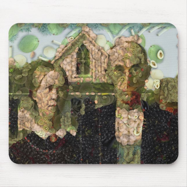 Vegan Gothic Fine Art Spoof Mouse Pad (Front)