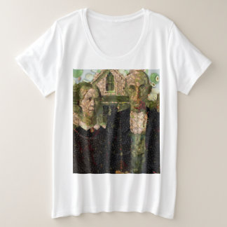 Vegan Gothic Fine Art Spoof Plus Size T-Shirt