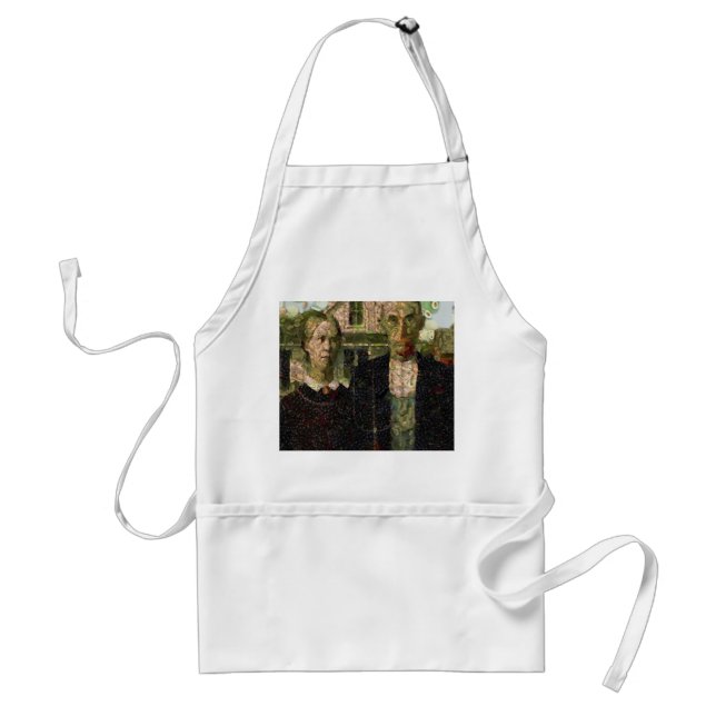 Vegan Gothic Fine Art Spoof Standard Apron (Front)