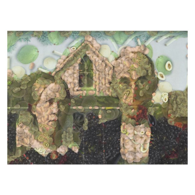 Vegan Gothic Fine Art Spoof Tablecloth (Front (Horizontal))