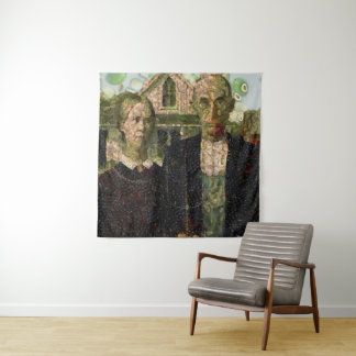 Vegan Gothic Fine Art Spoof Tapestry