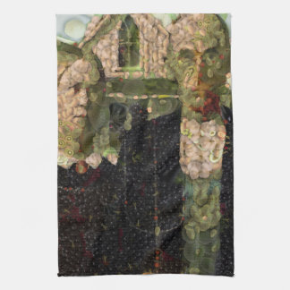 Vegan Gothic Fine Art Spoof Tea Towel