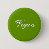Vegan. Green. Slogan. Custom