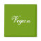 Vegan. Green. Slogan. Custom