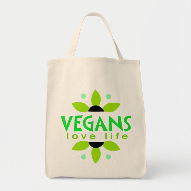 Vegan Grocery Tote (Front)