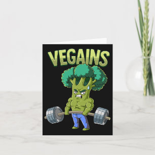 Vegan Gym Bodybuilding Vegains  Card