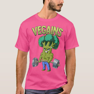 Vegan Gym Bodybuilding Vegains T-Shirt