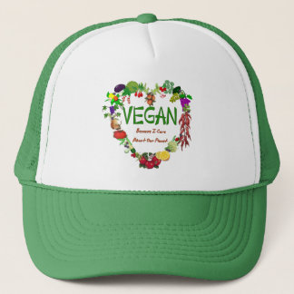 Vegan Heart Trucker Hat