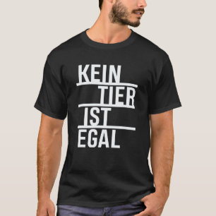 Vegan Heartbeat  No Animal Is No  Vegan T-Shirt