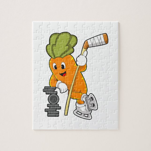 Vegan Ice hockey Ice hockey stick Jigsaw Puzzle (Vertical)
