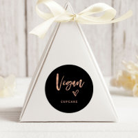 Vegan Item | Modern Casual Script and Heart Favour