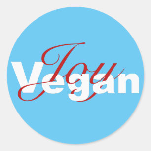 Vegan Joy (Light Version) Classic Round Sticker