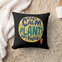 Vegan Keep Calm Plants Have Protein Vegetarian Fun