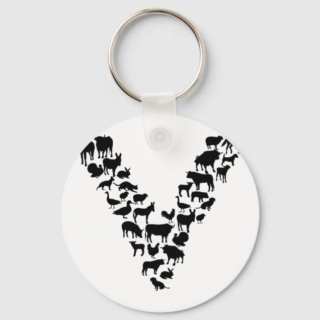 Vegan Key Ring (Front)