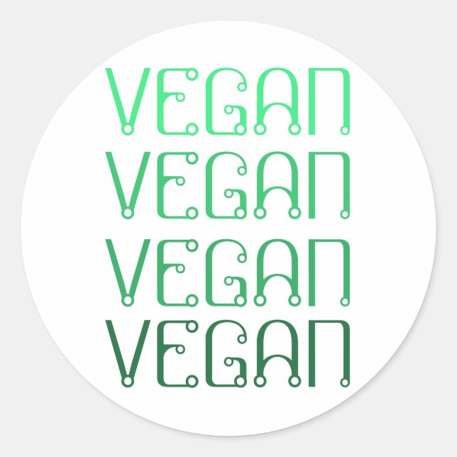 Vegan Labels & Stickers (Front)