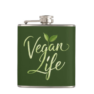 Vegan Life Hip Flask