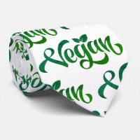 Vegan Logo Green And White Pattern