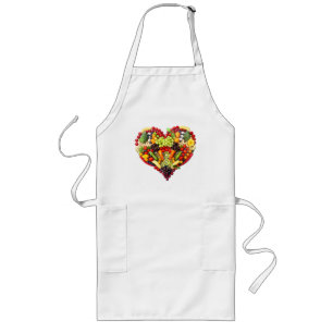 VEGAN LOVE - your Heart Long Apron