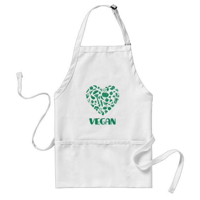 Vegan Lover Standard Apron (Front)