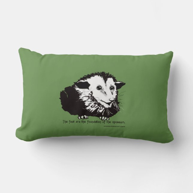 Vegan Lumbar Pillow (Front)