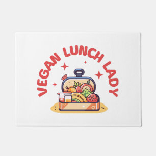 VEGAN LUNCH LADY’S DOORMAT