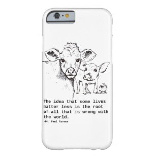 Vegan Message IPhone Barely There iPhone 6 Case