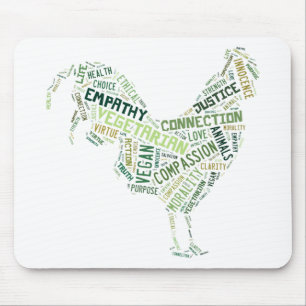 Vegan Mosaic Mouse Pad