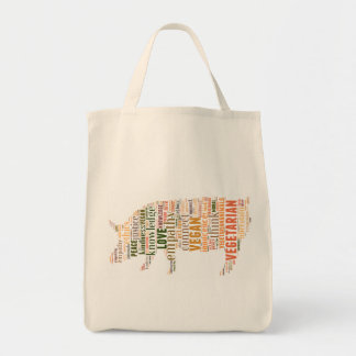 Vegan mosaic tote bag