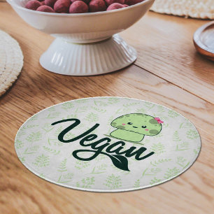 Vegan Mushroom and Herbs Cutting Board
