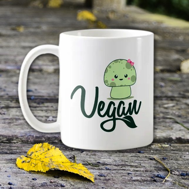 Vegan, Mushroom    Coffee Mug (Creator Uploaded)