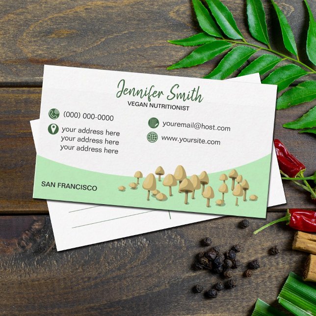 Vegan Nutritionist Professional Card (Creator Uploaded)