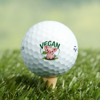 Vegan Piglet Golf Balls – Cute Animal-Friendly 