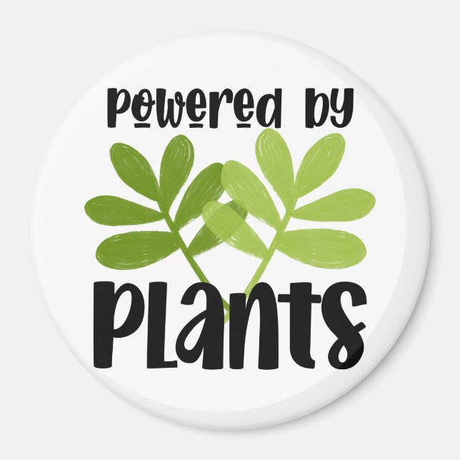Vegan Plant Based Magnet (Front)