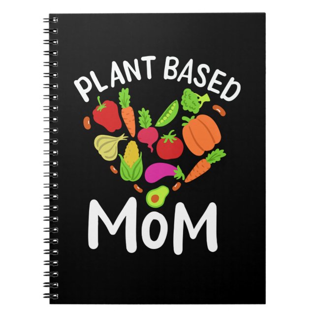 Vegan - Plant Based Mum Notebook (Front)