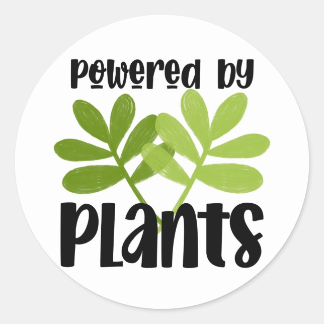 Vegan Plant Based Sticker (Front)
