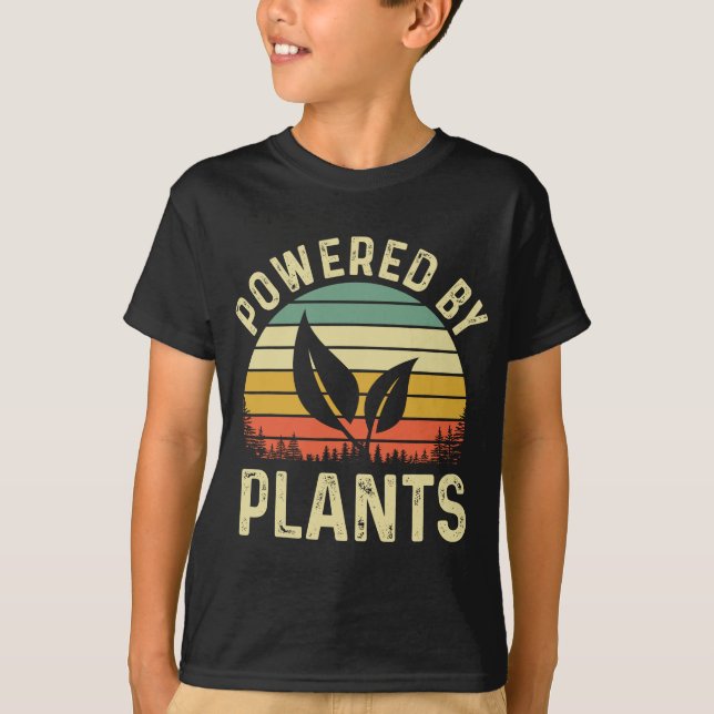 Vegan Plant Powered Muscle T-Shirt (Front)